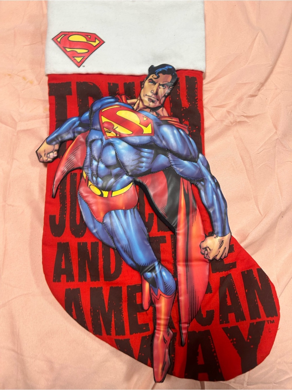 Superman stocking
